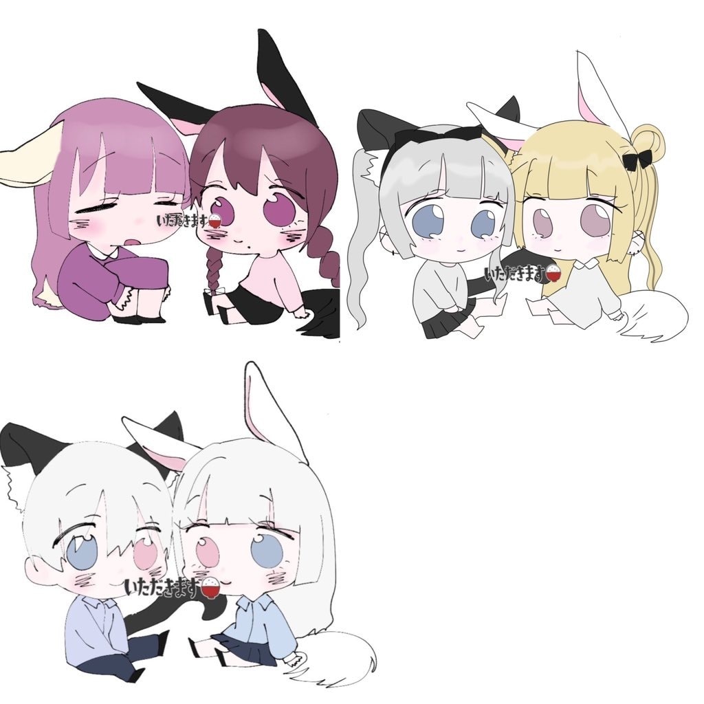 ペア画描きます アイコン等に使用できるペア画描かせていただきます！ イメージ3