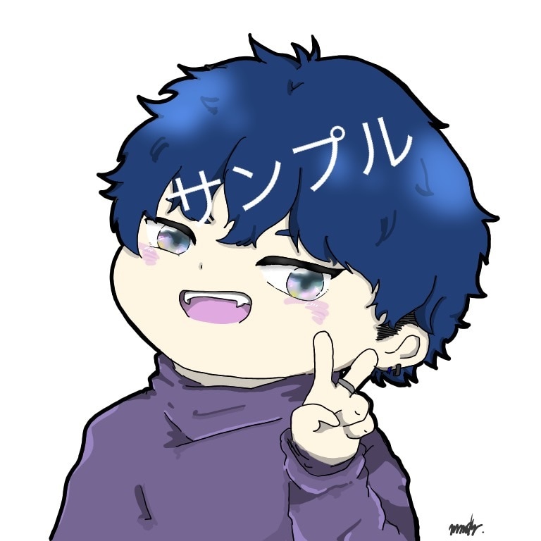 あなただけのオリジナルアイコン描きます 似顔絵、ペット、趣味、オリジナルキャラクターなんでも描きます イメージ2