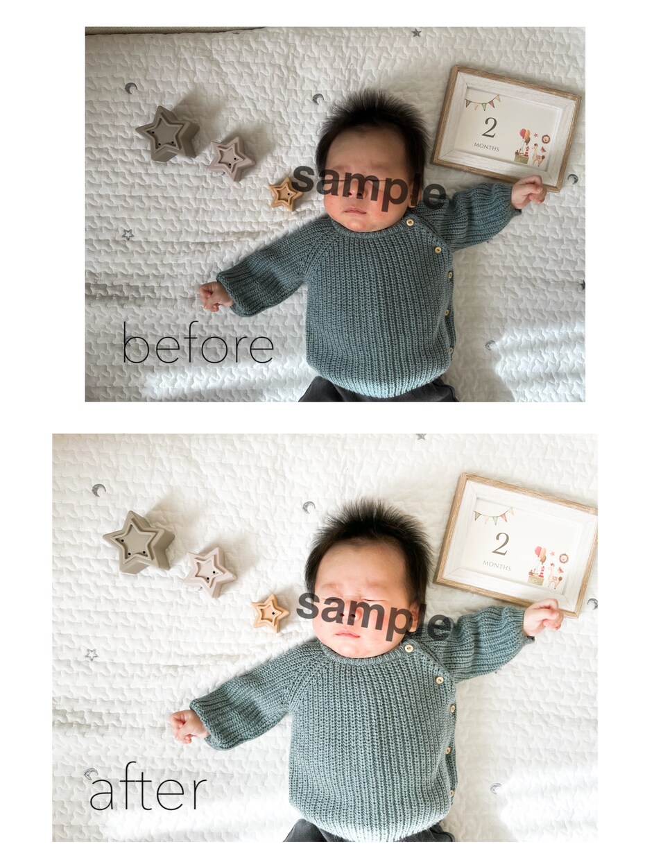 お子様の写真をレタッチします スマホやカメラの写真を"ちょっといい感じ"にしませんか♡ イメージ5
