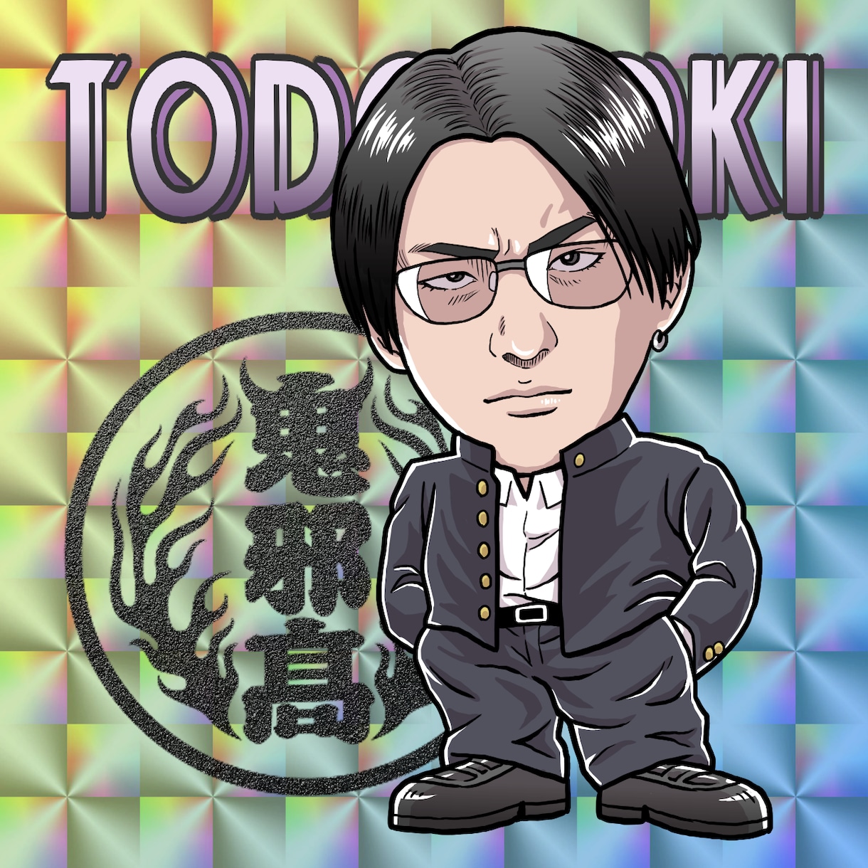 AI画像イラストもOK!ホログラムシール制作します ◆印刷用データ作成・ホログラム印刷・発送まで完全お任せ!◆ イメージ10
