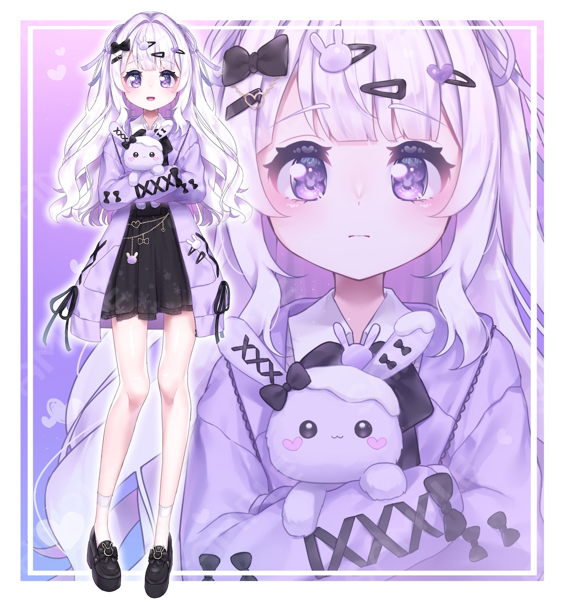 Vtuber向けLive2Dモデル制作いたします ＊キャラデザからモデリングまで可◎IRIAMやTRPGにも！ イメージ7