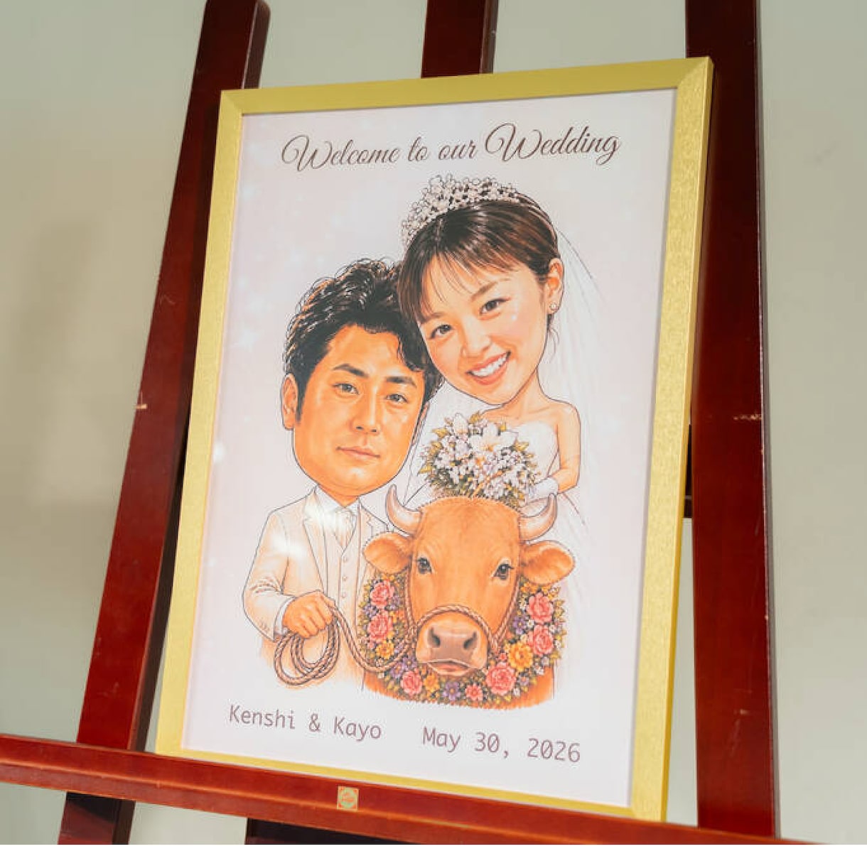 世界に一枚だけの結婚式ウェルカムボードを制作します 結婚式やプレゼントに｜大切な方への一枚をお作りします。 イメージ2