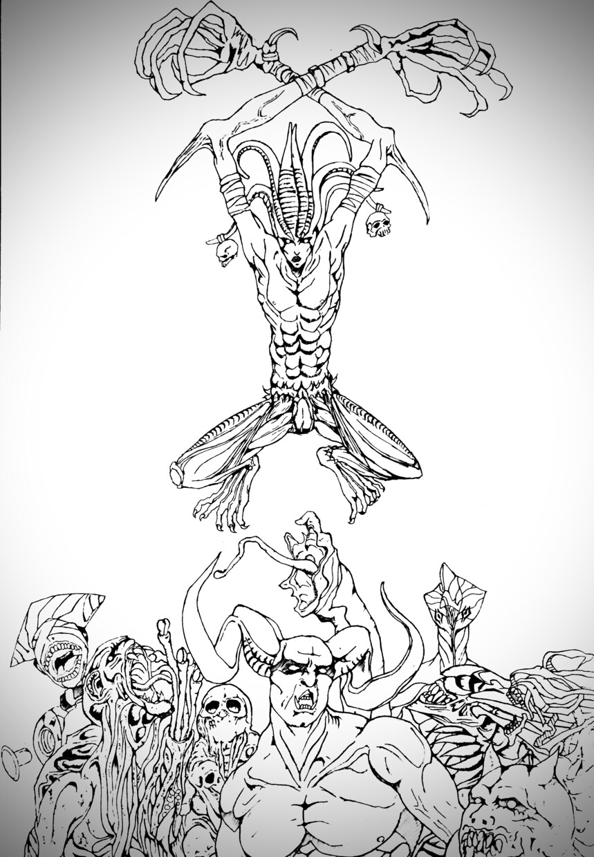 キャラクター、モンスター系のイラストを提供します スタイリッシュな作品をつくりあげます。 イメージ4