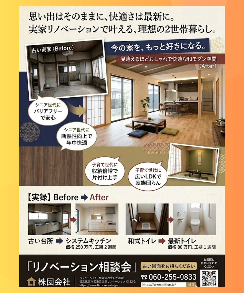先着3名！不動産・工務店専用｜反響チラシ制作します 捨てられないチラシへ。原稿作成・案内図作成・法律対応も可。 イメージ5