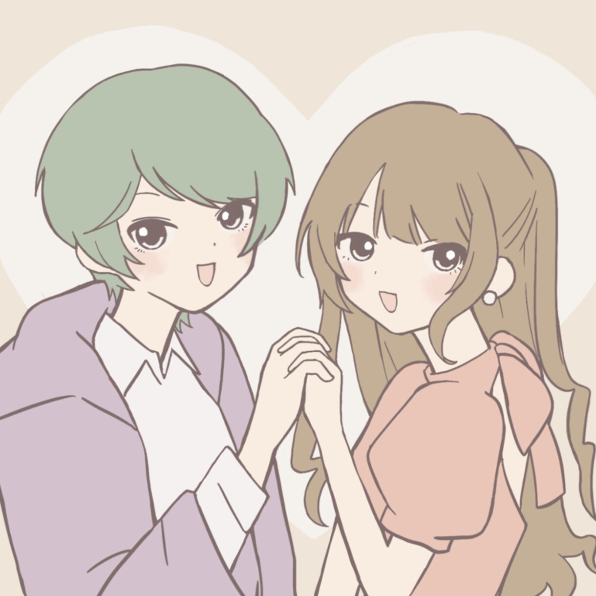 SNSアイコンやイラストお描きします かわいい女の子、男の子をお求めの方✨ イメージ1