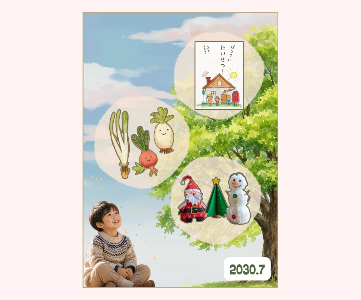Canvaで “お子さんの制作集画像” 作ります 増えていく保育園等の思い出の制作を世界にひとつの画像にします イメージ3