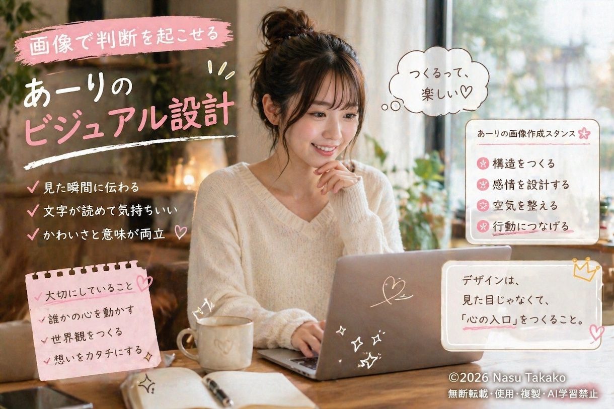 見た瞬間に刺さる画像、作ります かわいいだけじゃない、反応が起きる画像を設計します イメージ1