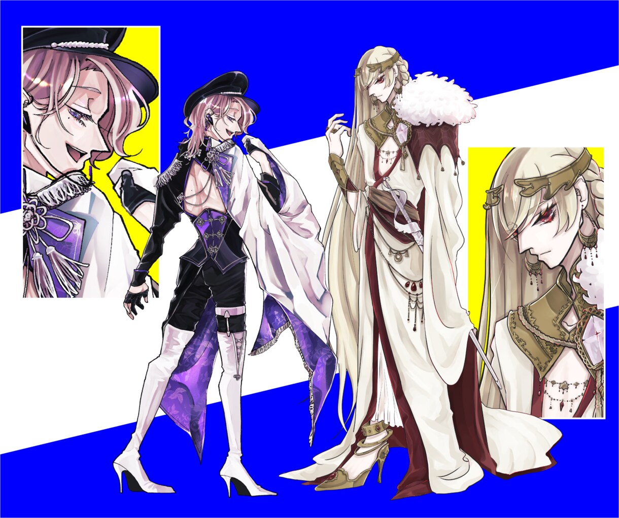 人物イラストを描きます 綺麗めな顔と可愛い顔が得意です イメージ3