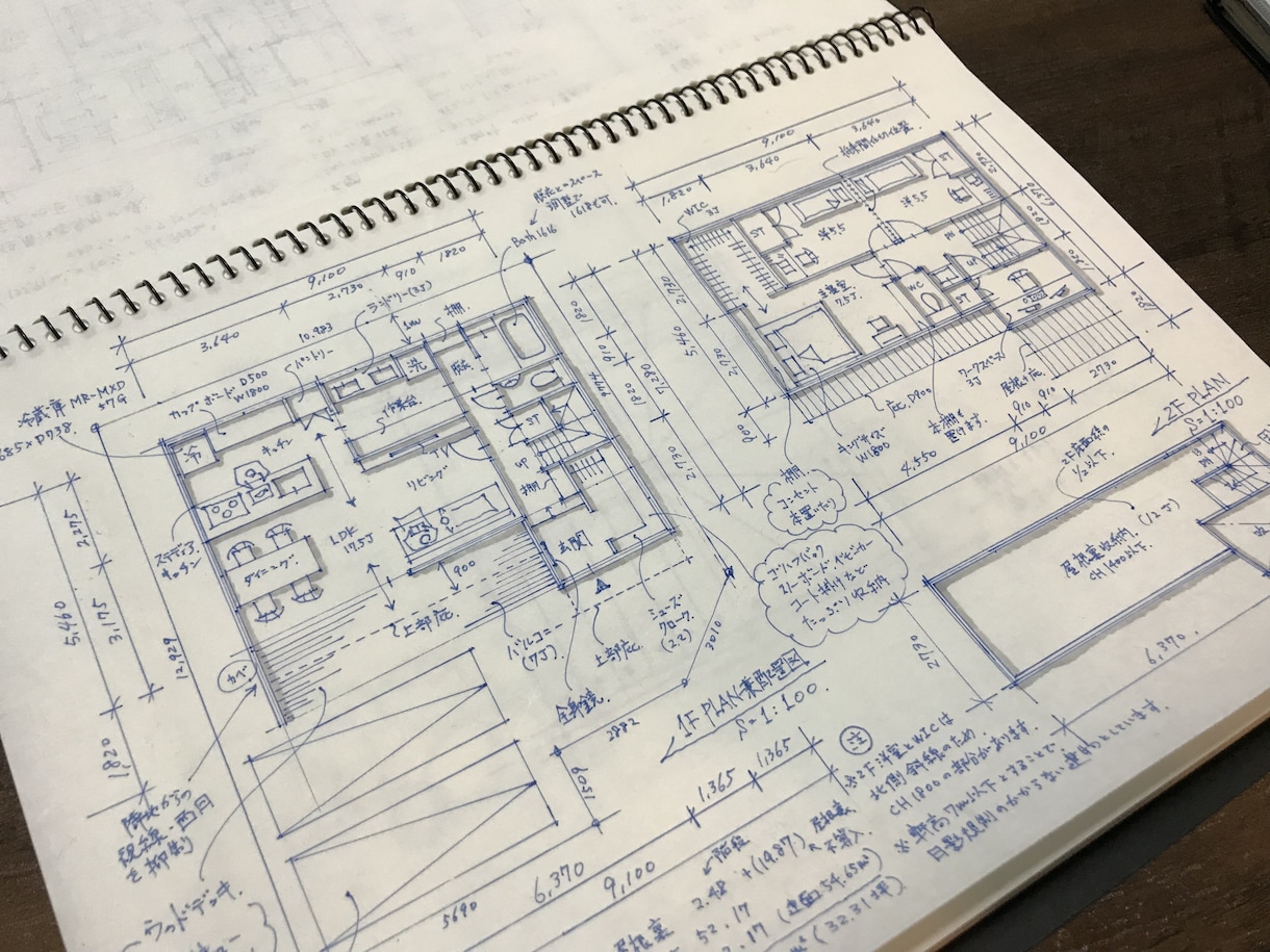 一級建築士が戸建住宅の手描きプランを提案作成します やさしい手書きスケッチで間取りとコンセプトをご提案！ イメージ5