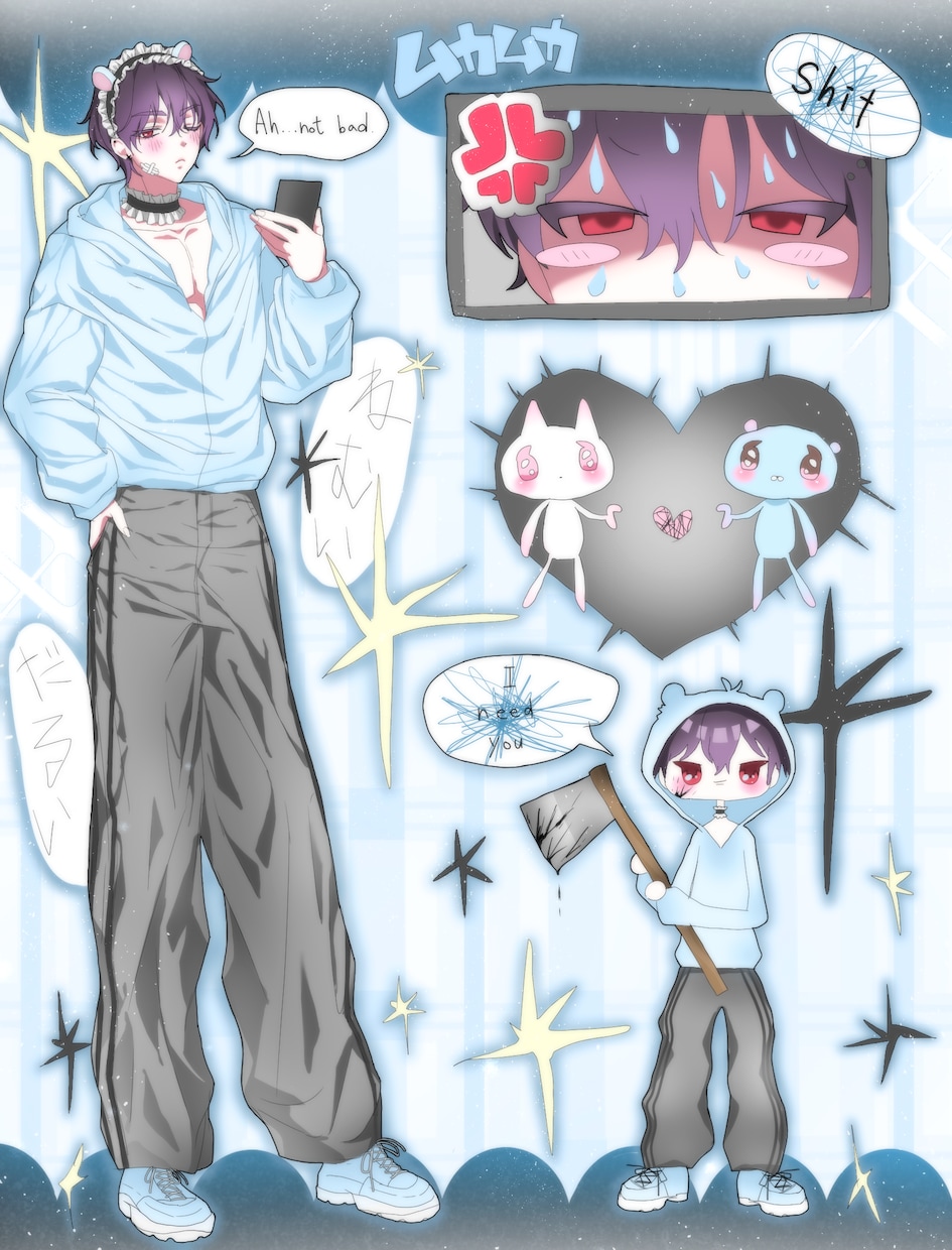 商用可●人物イラスト制作✦イラスト描きます 細かい修正無制限✦SNS用、Youtube用など! イメージ4