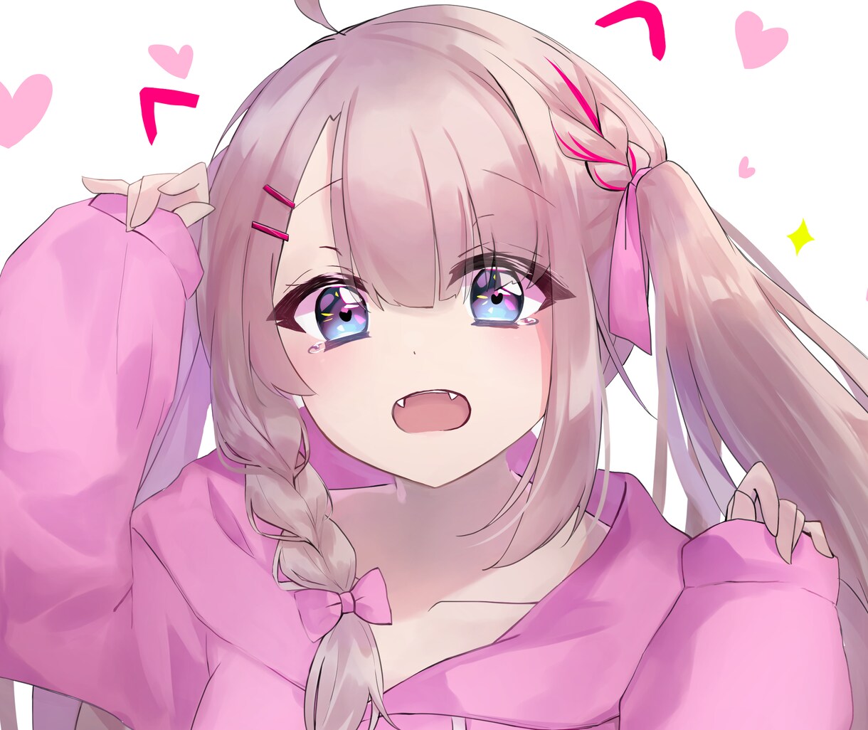 可愛い女の子のイラストを描きます 表情豊かでかわいい女の子が描けます。 イメージ2