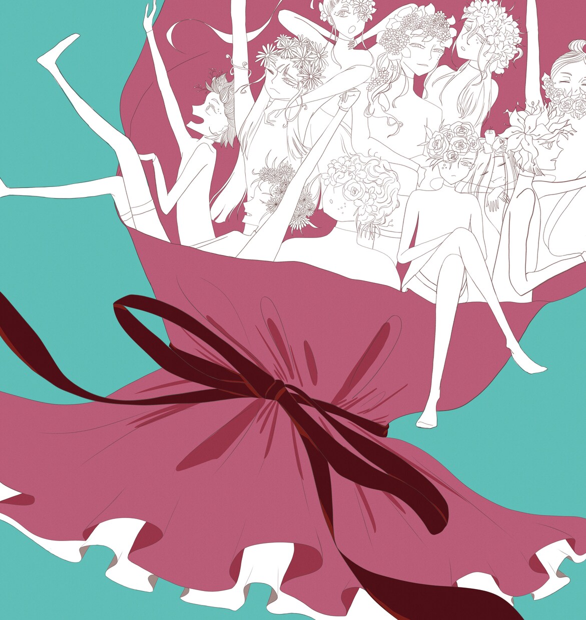 イラスト描きます シンプルな絵やデザイン的な絵の構成を得意としています。 イメージ10