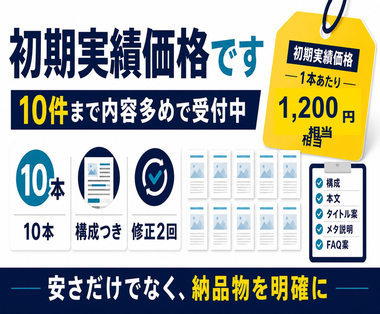 SEO記事10本を構成から作成します 構成からSEO記事10本まで丸投げOK・初回限定 イメージ6