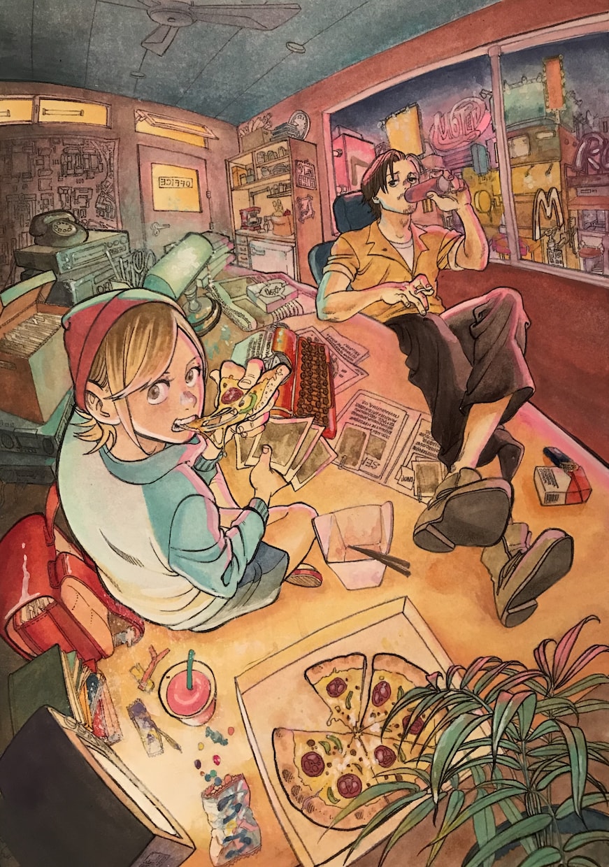 目を惹く少年漫画タッチのイラスト描きます 少年誌掲載経験・漫画賞受賞歴のある漫画家・イラストレーター イメージ1