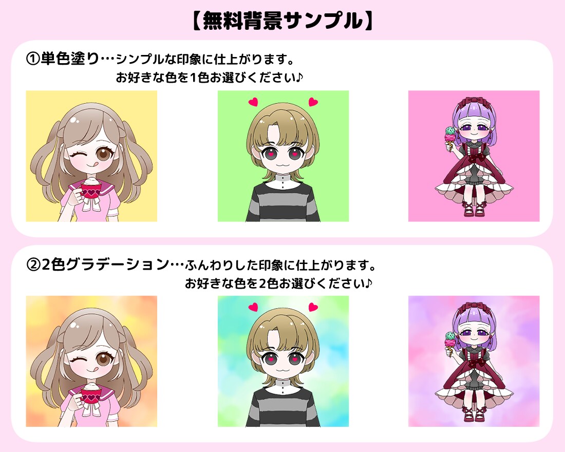 Twitter・ヘッダーに♪似顔絵アイコン描きます デフォルメのゆるいキャラクター♪１５個のおすすめ表情セット！ イメージ10