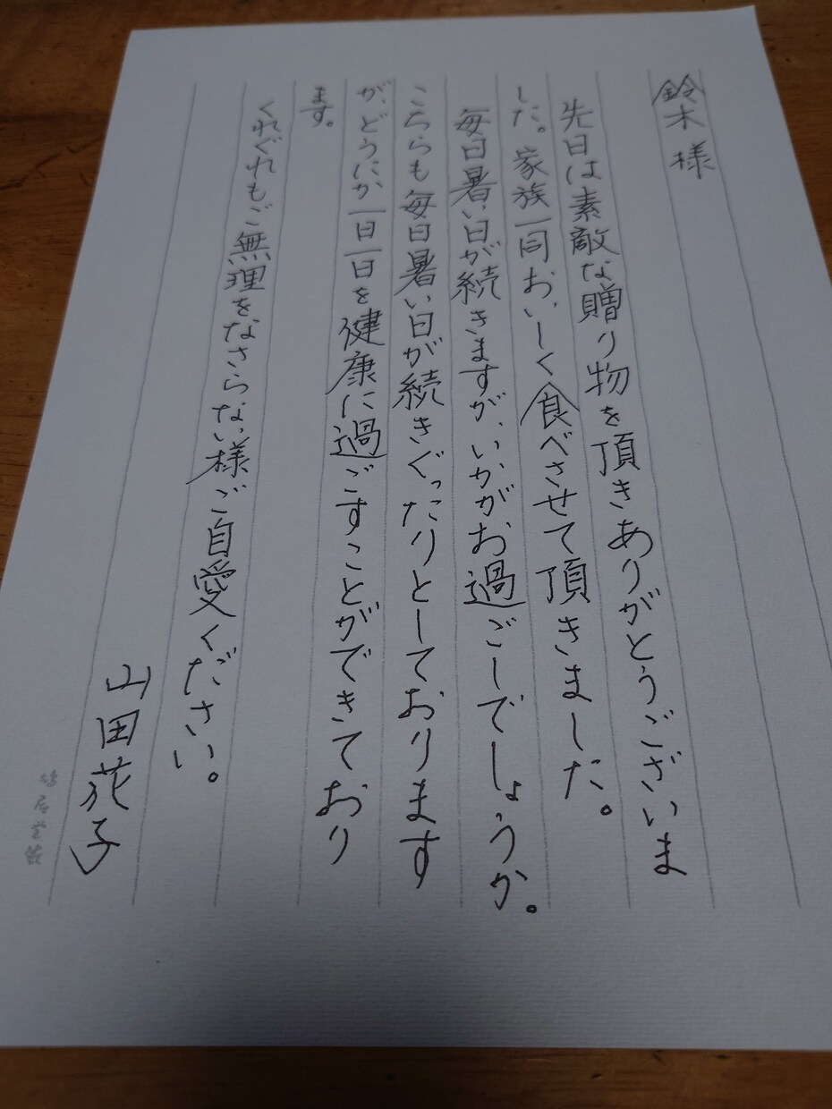 硬筆！文字を必要とされる方に代わって代筆いたします 貴方の１文字に思いをのせて書道八段が書き上げます。 イメージ1