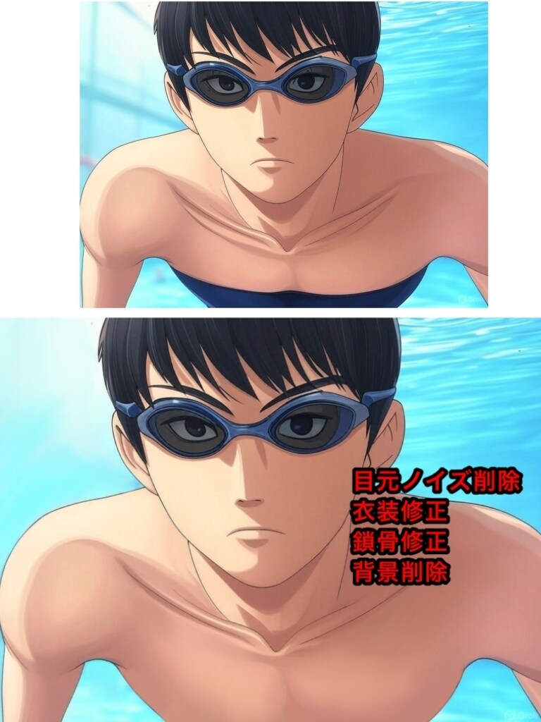 AI生成アニメ系イラストの修正を行います 最大10枚のイラストを修正します。テンプレで簡単依頼♪ イメージ5