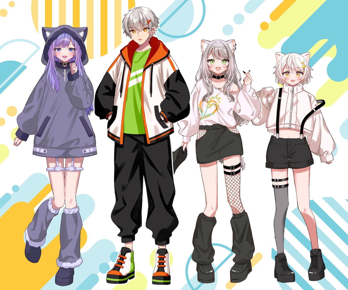 あなただけのキャラクターイラストを制作します IRIAM、キービジュアル、TRPG、ゲーム作成などに最適！ イメージ3