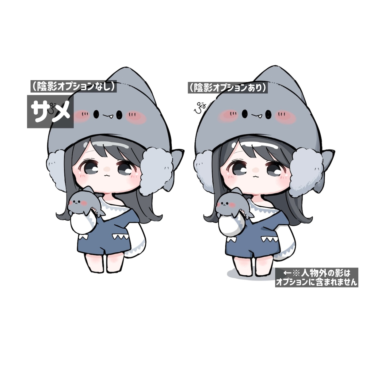 動物帽子のミニキャラ量産イラスト描きます オプションでさらにオリジナリティ出せます イメージ6