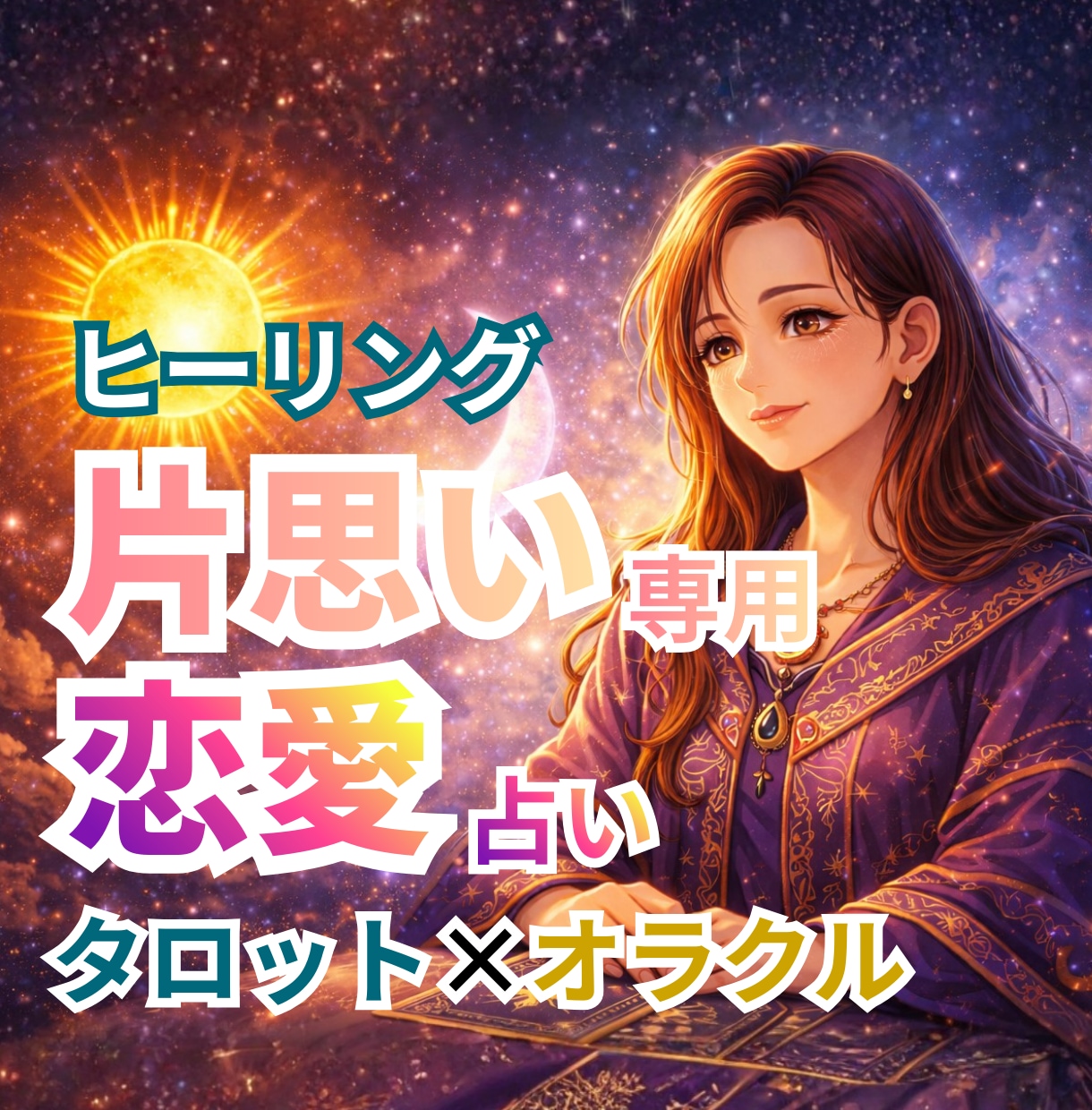 片思い｜恋愛占い｜タロットオラクルヒーリングします その恋のお悩み　一緒に読み解いていきましょう イメージ1