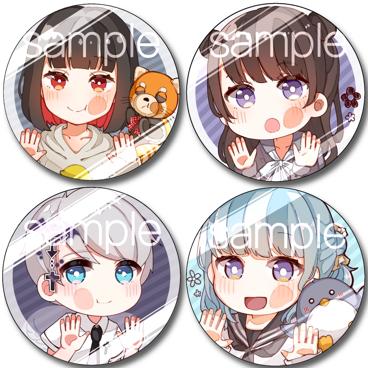 受付再開！ぴたっと閉じ込めアイコン描きます ポップなデザインのアイコンが欲しい方◎ イメージ5