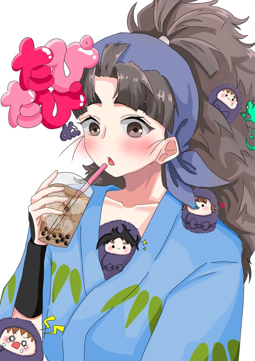 SNSなどに使用するイラストを描きます 可愛いイラストお描きします！SNSアイコンなどに！！ イメージ4