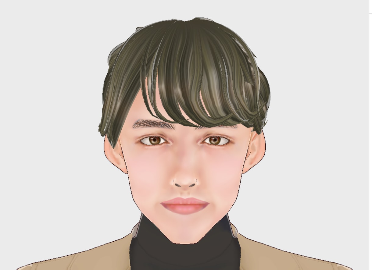 AI画像からリアル3Dモデルを制作承ります 素体の制作をいたします。服はBOOTHなどで探すという方に イメージ5