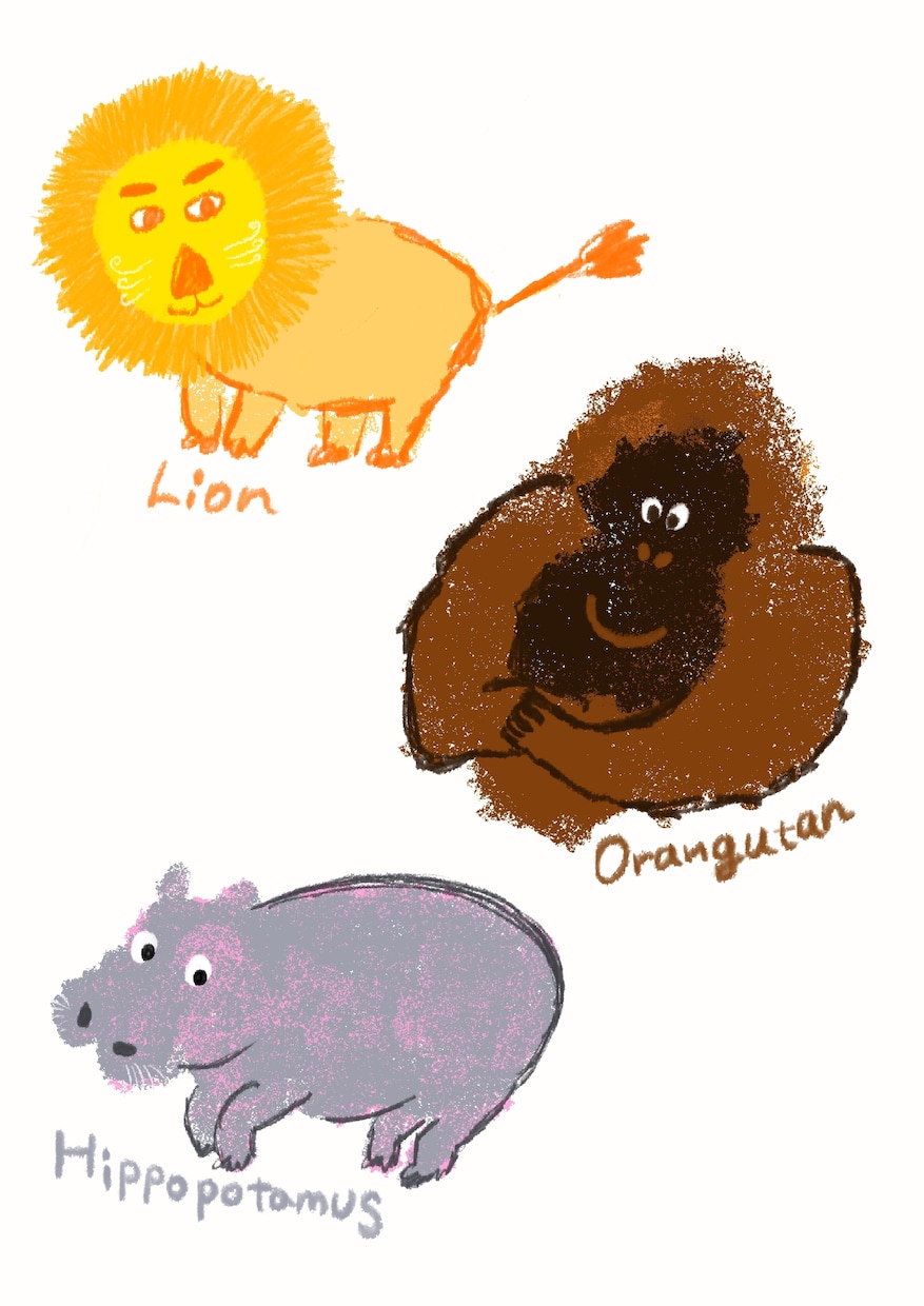 ほんわか動物イラスト描きます 商用利用OK！挿絵やアイコンに〜動物シンプルイラスト イメージ1