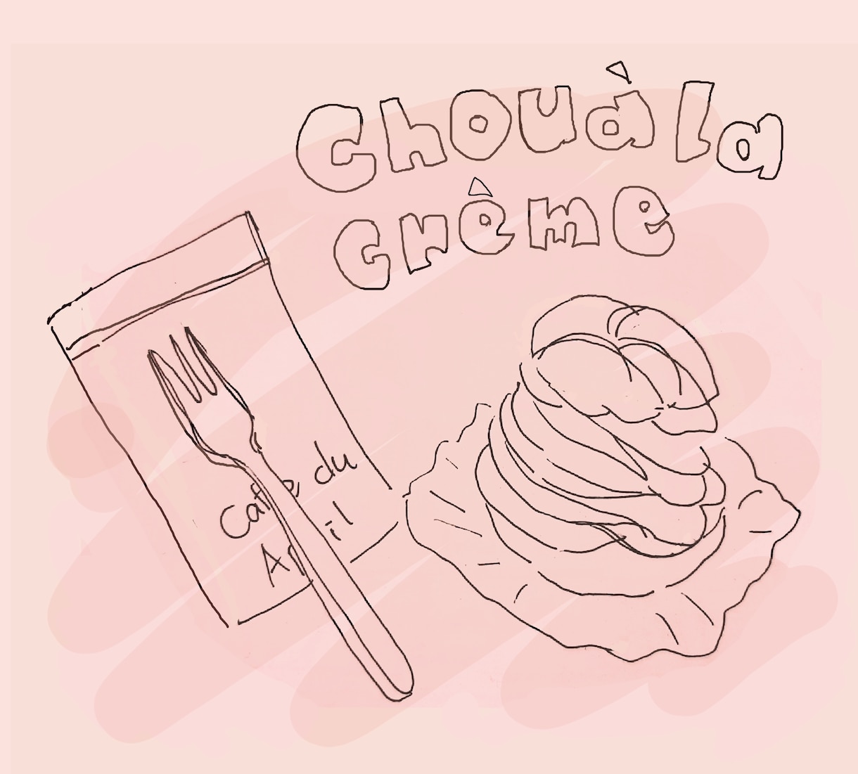 パンやケーキ、食べ物のイラスト描きます ショップカードや商品説明に使用できるイラスト イメージ7