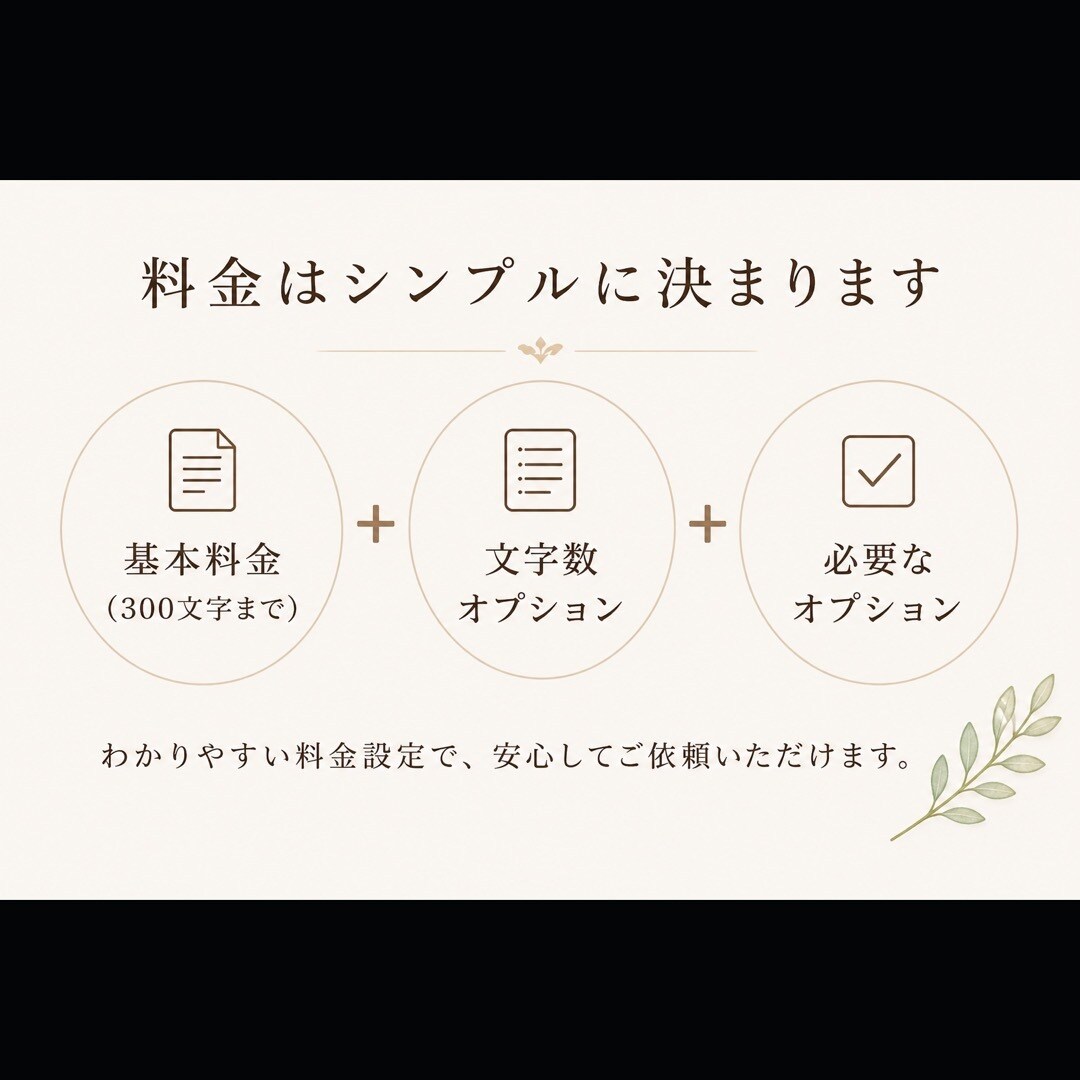 美しく手書き｜手紙・メッセージ代筆致します あなたの文章を丁寧に清書｜大切な想いをきれいな文字で イメージ2