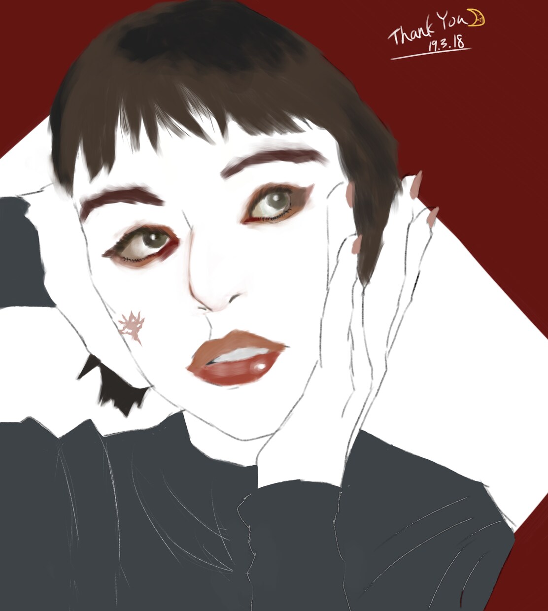あなただけのカッコイイ似顔絵、イラスト描きます 現役美大生がイラスト制作します。 イメージ7