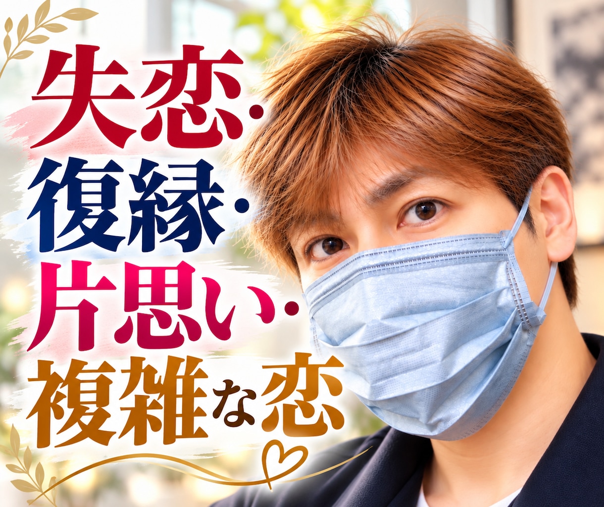 失恋・復縁・片思い・複雑な恋・何でもお話し聞きます 不安や心のモヤモヤ、復縁や諦めたくない思いなど丁寧に聞きます イメージ1