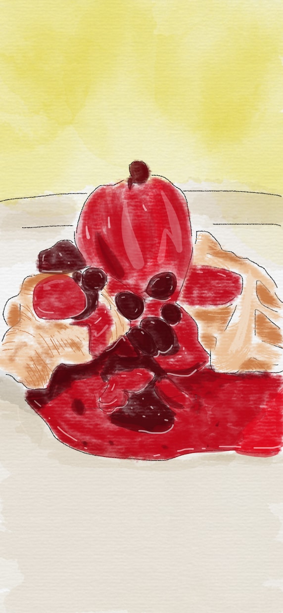 食べ物を描きます あなたのメニューをイラストにしませんか？ イメージ2