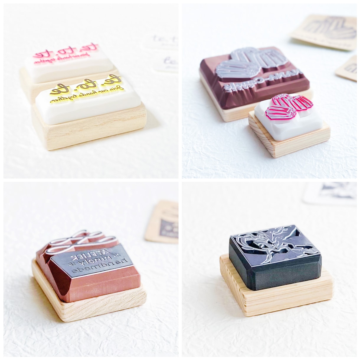 オリジナルの消しゴムはんこをお作りいたします 繊細で彫りあとまで美しい判子 〜記念品、贈り物にも〜 イメージ6
