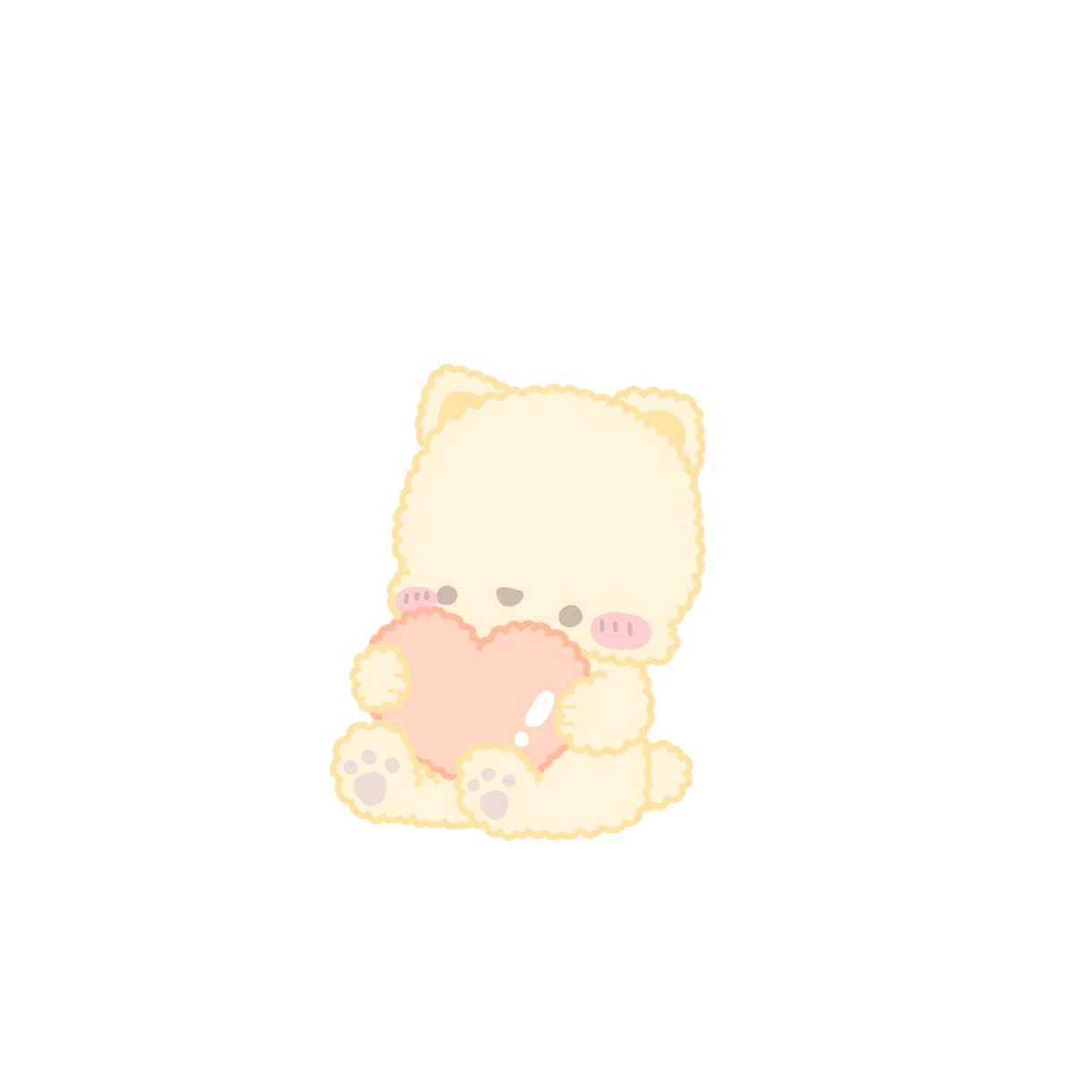 かわいい動物のぬいぐるみアイコンを描きます ゆるふわでもふもふな動物のぬいぐるみをアイコンに！ イメージ1
