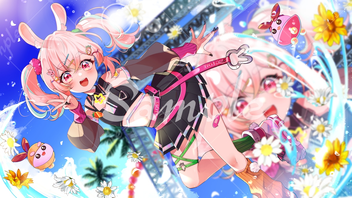 キャラデザ、立ち絵、サムネ等イラスト描きます お菓子と花と凝った衣装を描くのが好きです イメージ10