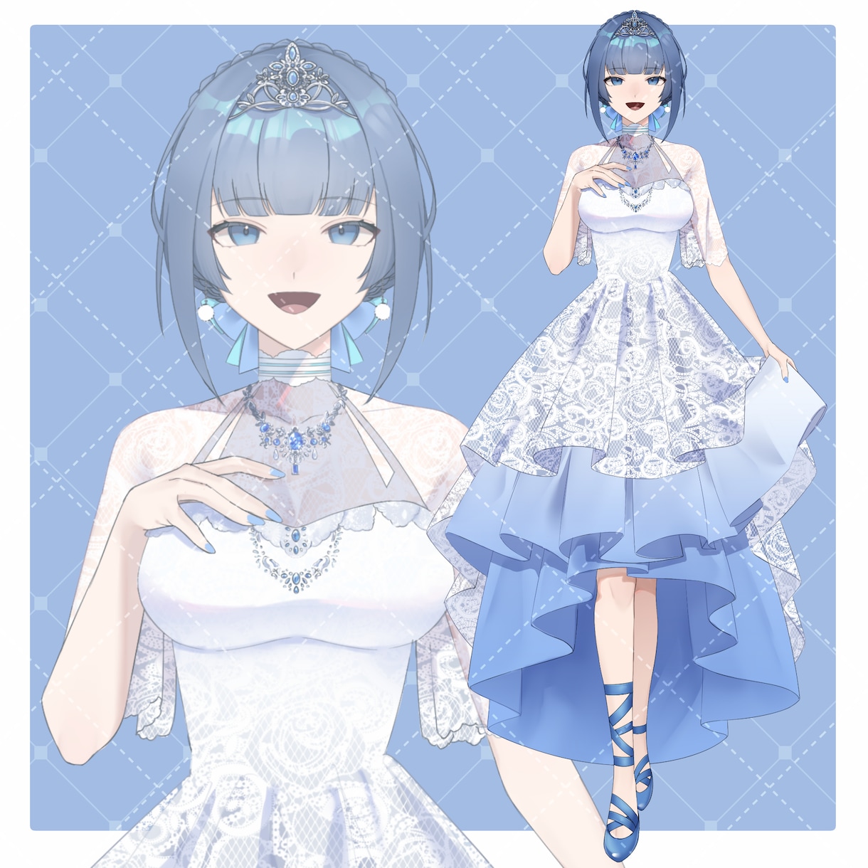 Live2D用・IRIAM用立ち絵を制作いたします 魅力的なキャラクターで配信したい方におすすめ！ イメージ7