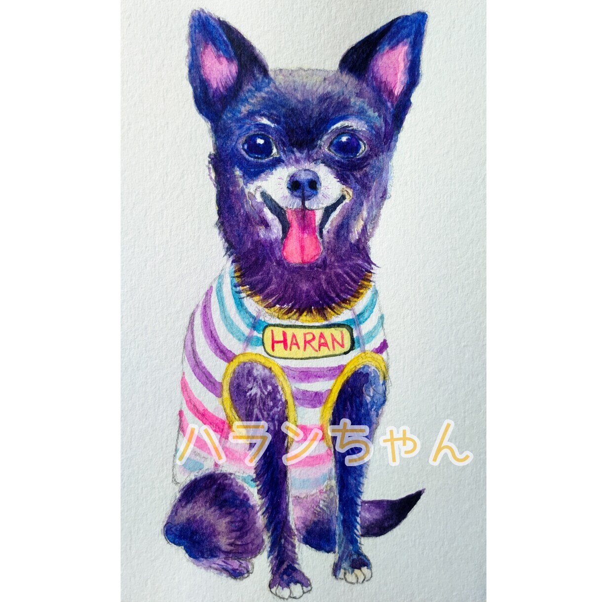 可愛いキラキラペットの似顔絵描きます かわいいペットの似顔絵デザインします！ イメージ5