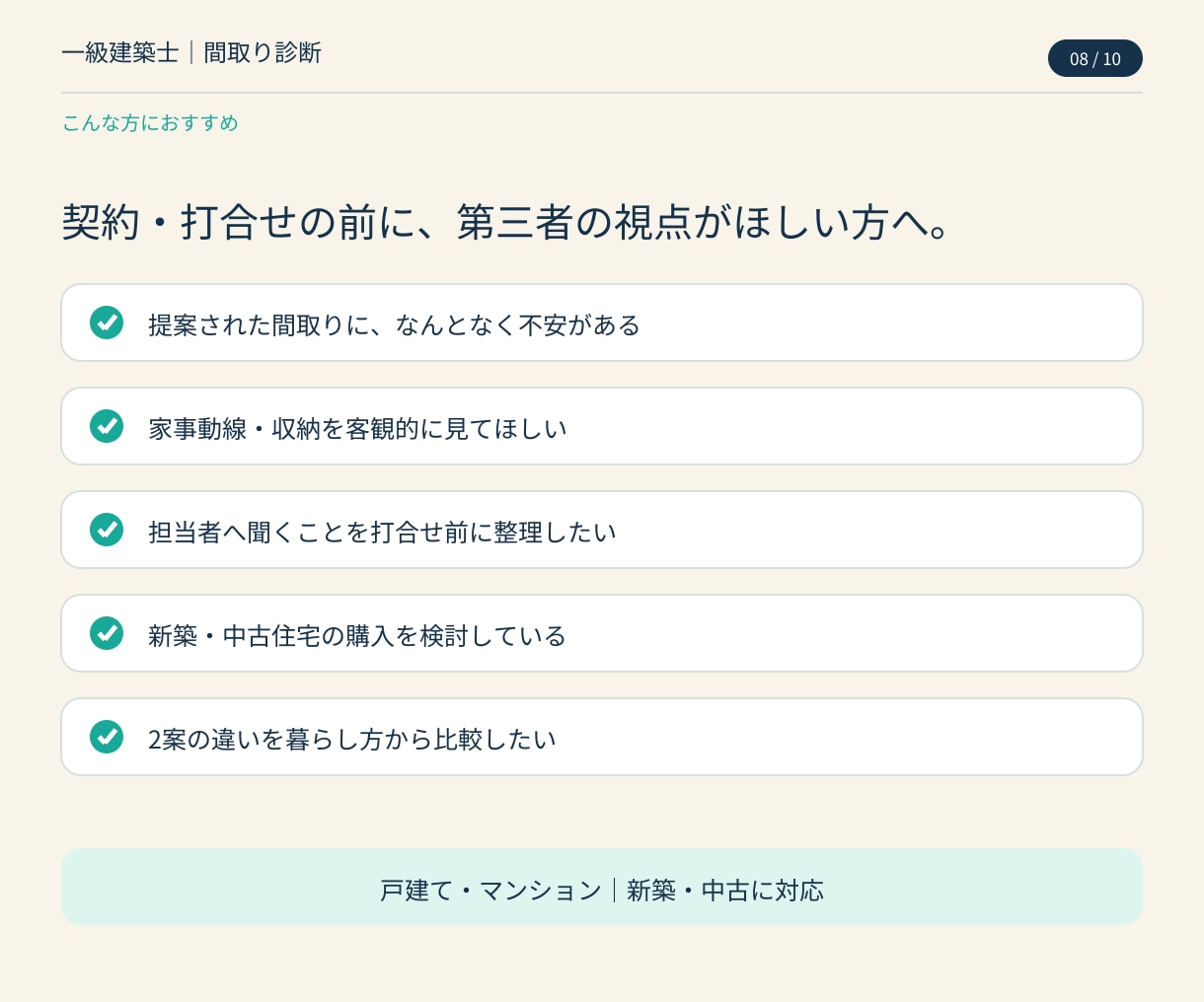 一級建築士が間取りをスピード診断します 【9月限定価格】最短3日｜6視点で問題点と改善の方向性を整理 イメージ8