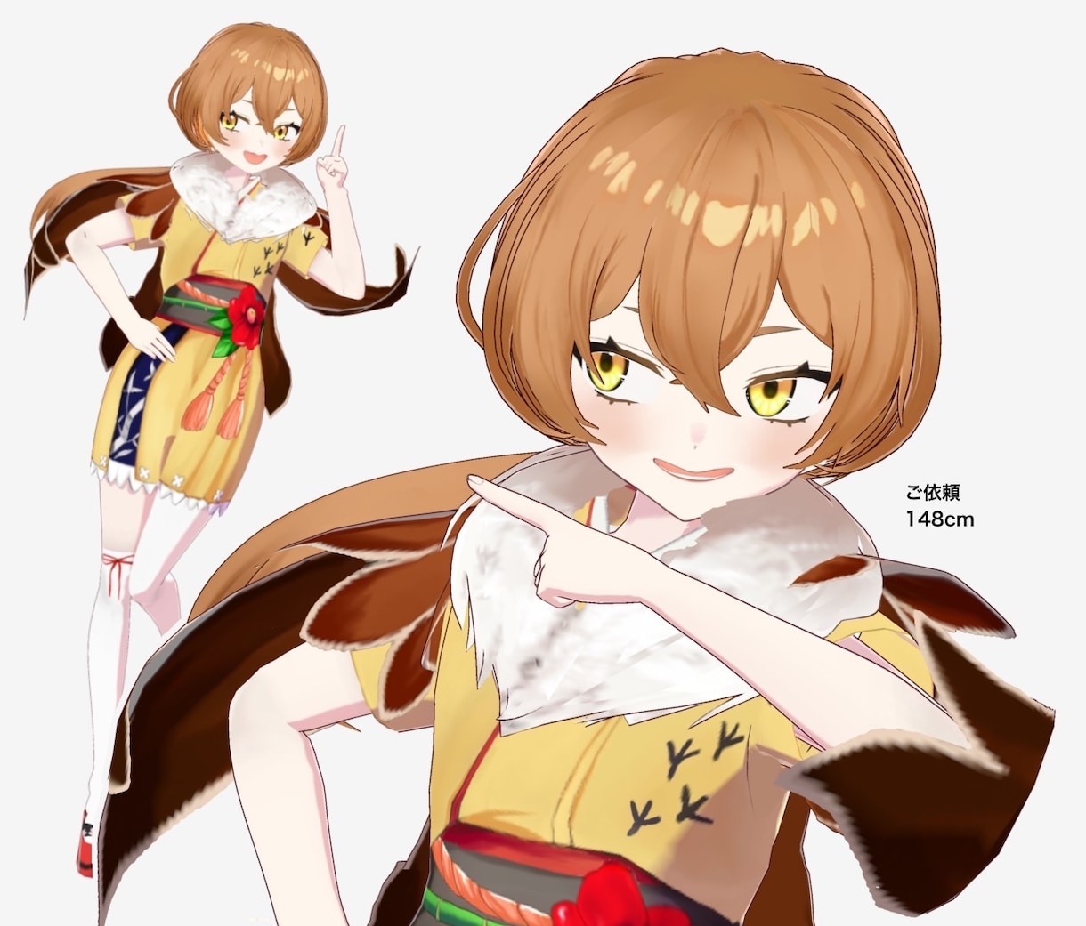 商用利用可能！VTuber・3Dモデル作ります 著作権完全譲渡可能！VRchatのアバター等も製作可能です イメージ3