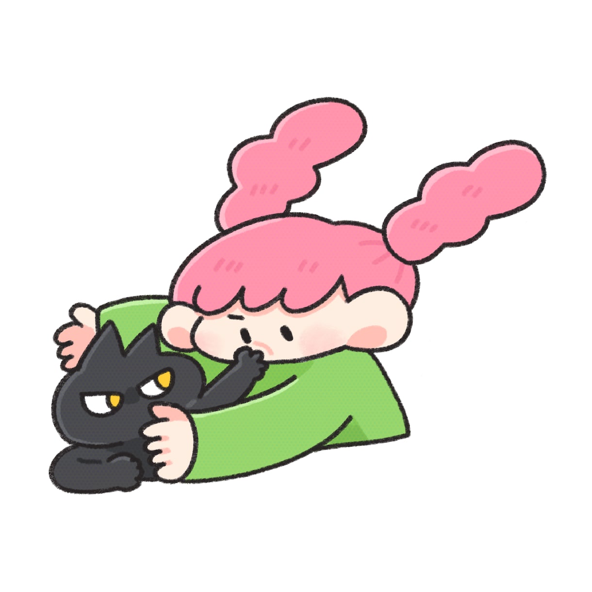 ゆるかわいいオリジナルイラスト描きます アナログ風イラスト*アイコンやグッズなどに！ イメージ1