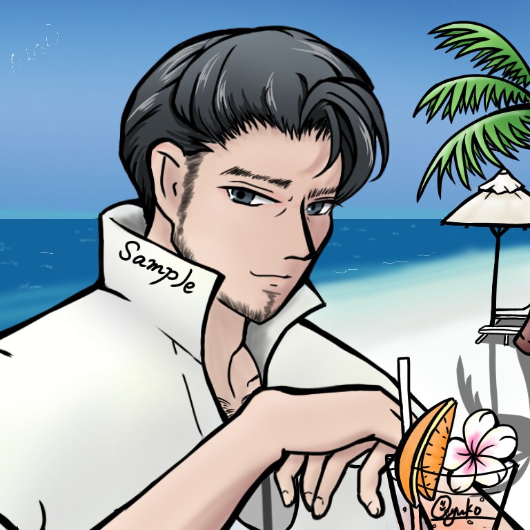 切り絵風  SNS用アイコンイラストお描きします あなたの"好き"を目を引くイラストに イメージ7