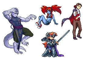 ドット絵が描けない人の代わりに描きます 用途問わずキャラクターのドット絵がほしい方に イメージ2