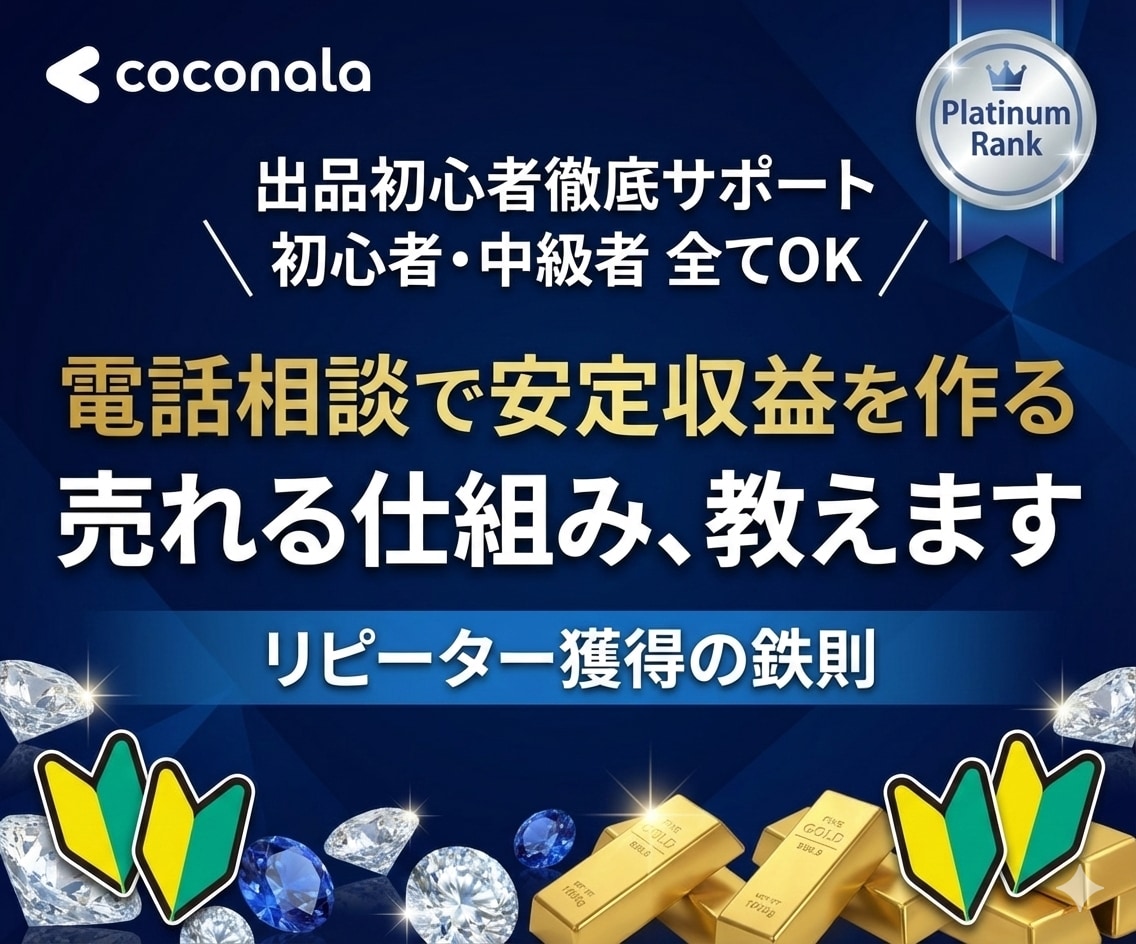プラチナランク1年以上⭐️ココナラのコンサルします マーケティング戦略をふまえたブランディング★丁寧に解説 イメージ3