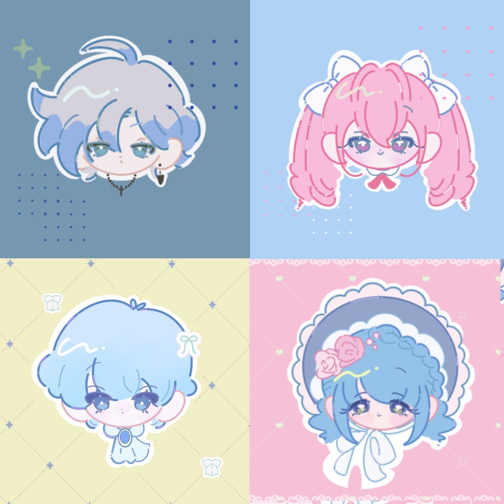 ふわっと甘くてかわいい！ミニキャラ  お描きします やさしい色とまるいシルエット、でも甘すぎないイラストを。 イメージ8