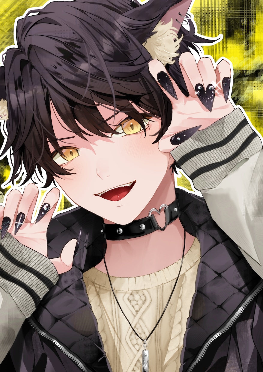 用途別のイラスト描きます カッコかわいいケモ耳男の子！(サンプル) イメージ1