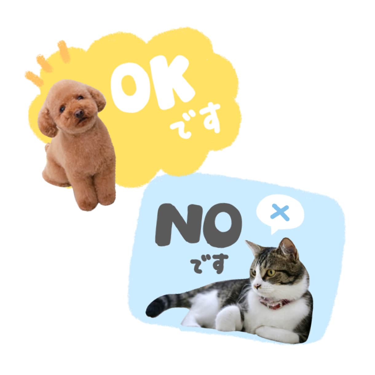 ペットのLINEスタンプ8個作ります ／犬、猫、小動物や爬虫類もOKです！ イメージ2