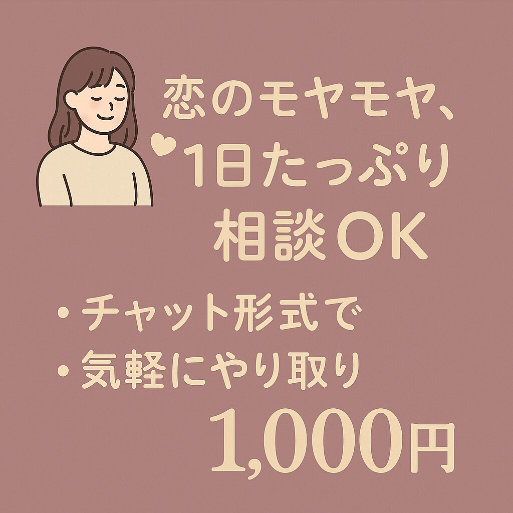 運命の一歩を後押し！恋の不安占い風に読み解きます あなたの抱く誰にも話せないその気持ち。占い風に読み解きます。 イメージ2