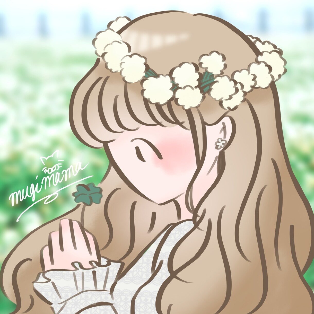 ほんわかしたアイコンを作成いたします ゆるっとしたアイコンが欲しい方へおすすめです！ イメージ4