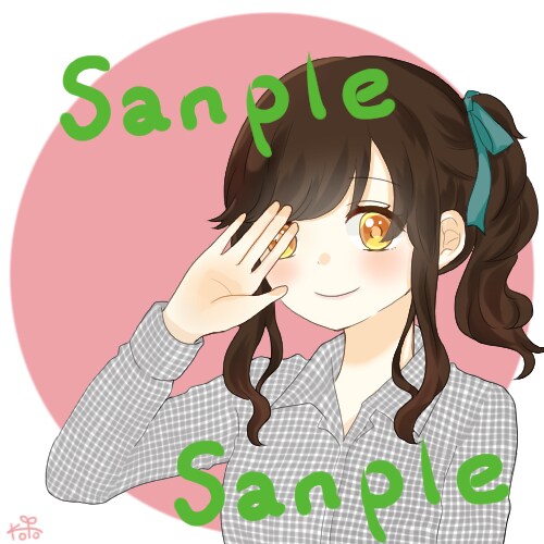 シンプルで可愛いアイコン制作します SNSで使用するアイコンを描きます！【版権/オリジナル】 イメージ3